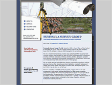 Tablet Screenshot of peninsulasurvey.com.au